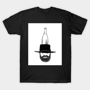 Man with the bottle on his head T-Shirt